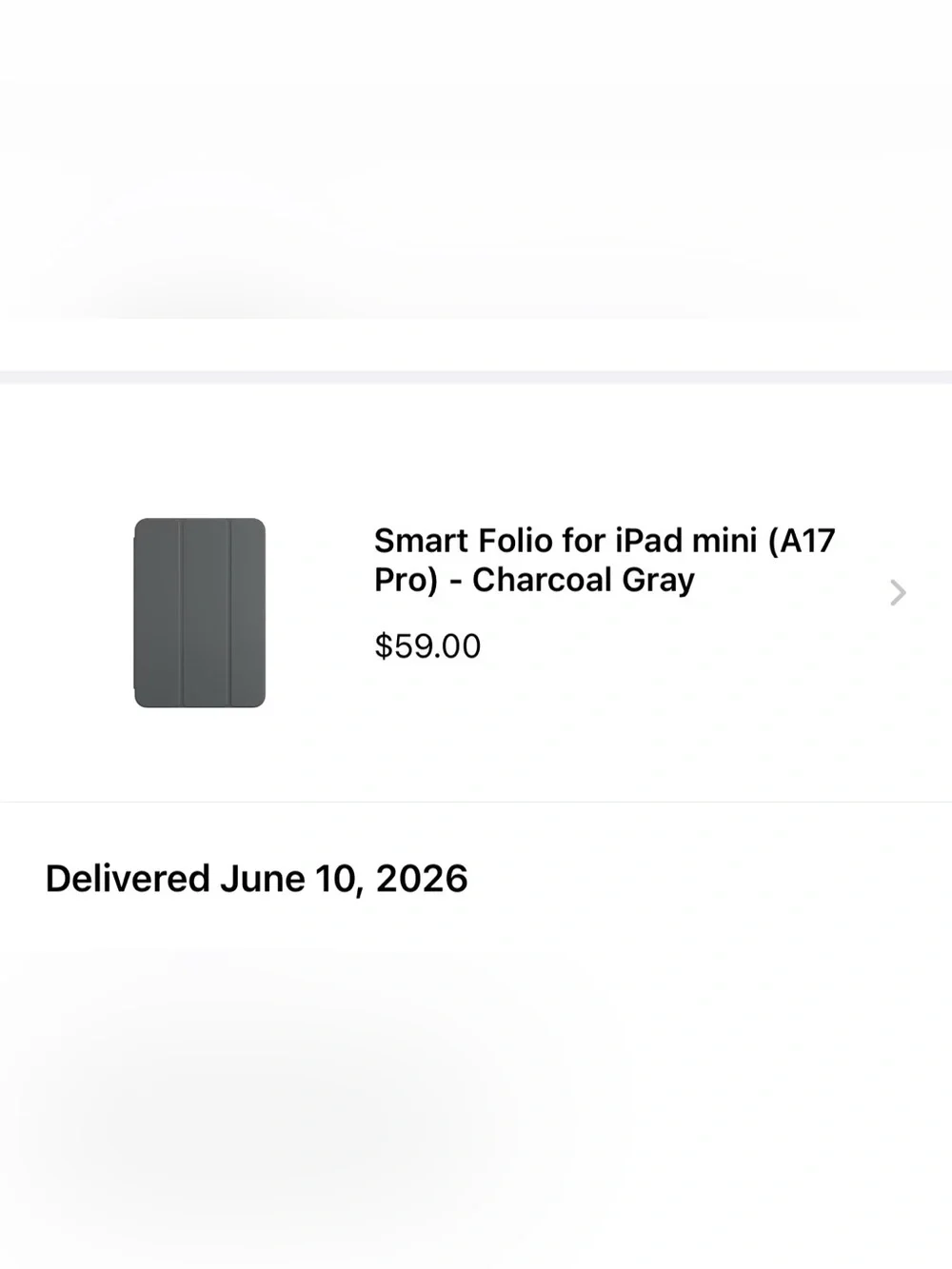 iPad mini Smart Folio - Charcoal Gray